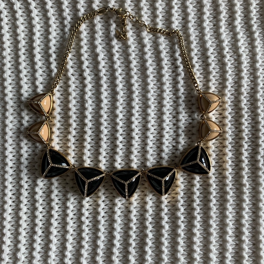 Fossil statement necklace